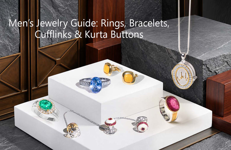 Men’s Jewellery Guide: Rings, Bracelets, Cufflinks & Kurta Buttons