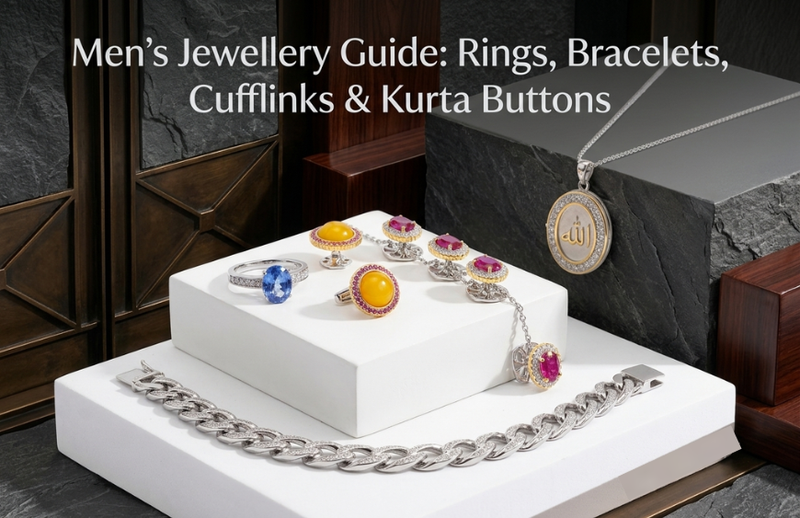Men’s jewellery guide: rings, bracelets, cufflinks and kurta buttons
