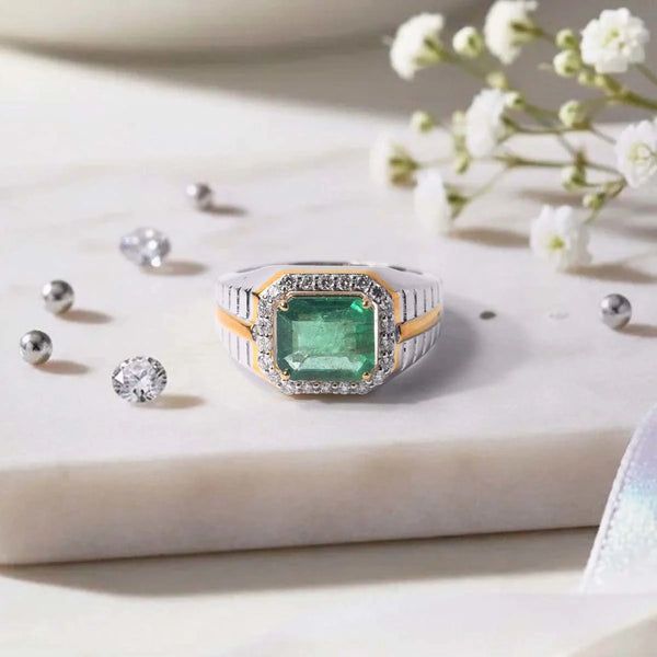 Adil Emerald Ring