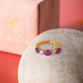 Adira Ruby Diamond Ring image 0