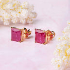 Aftaab Ruby Studs image 0