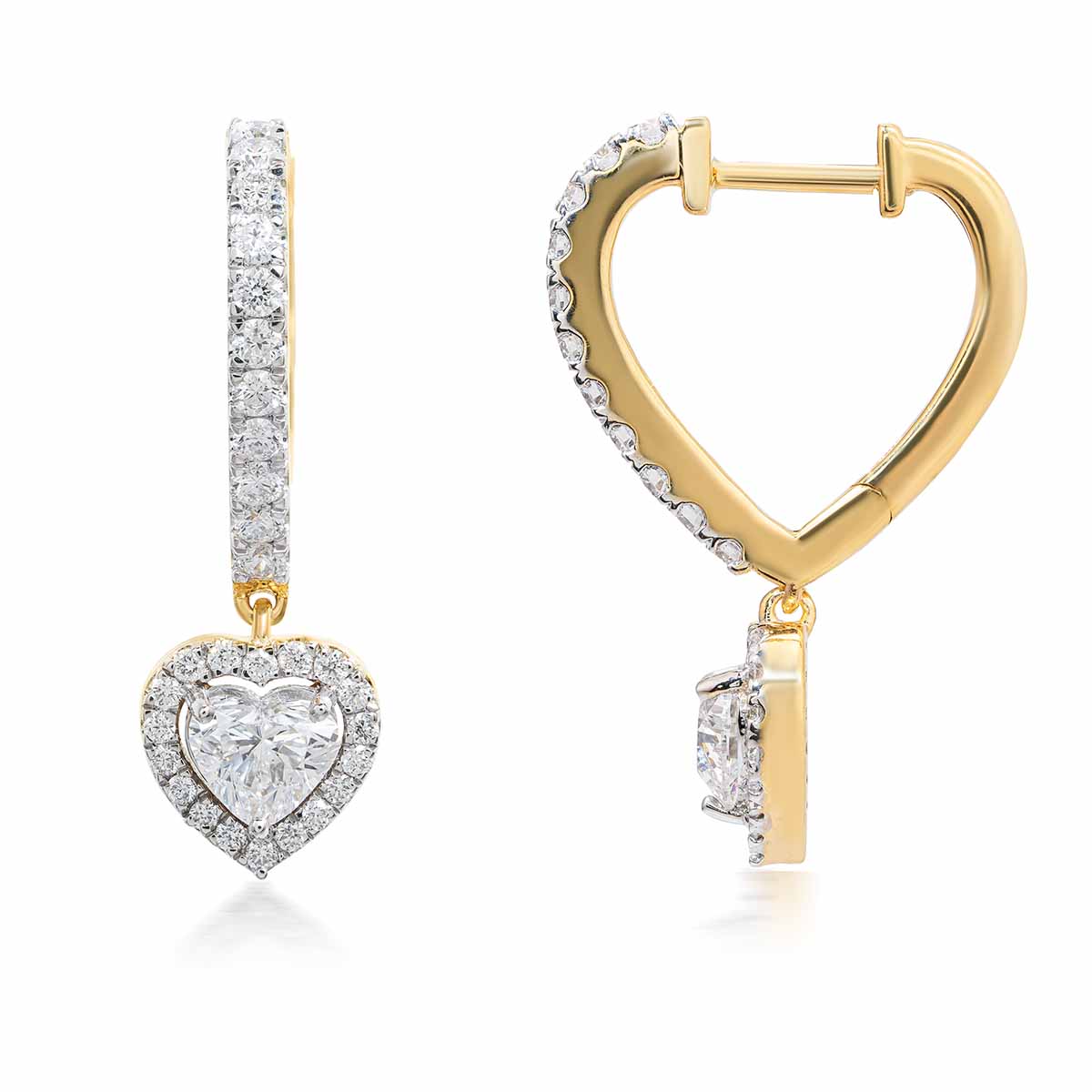 Alia Diamond Hoops Image 6