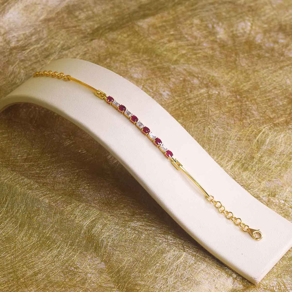Amelia Ruby Diamond Bracelet image 0
