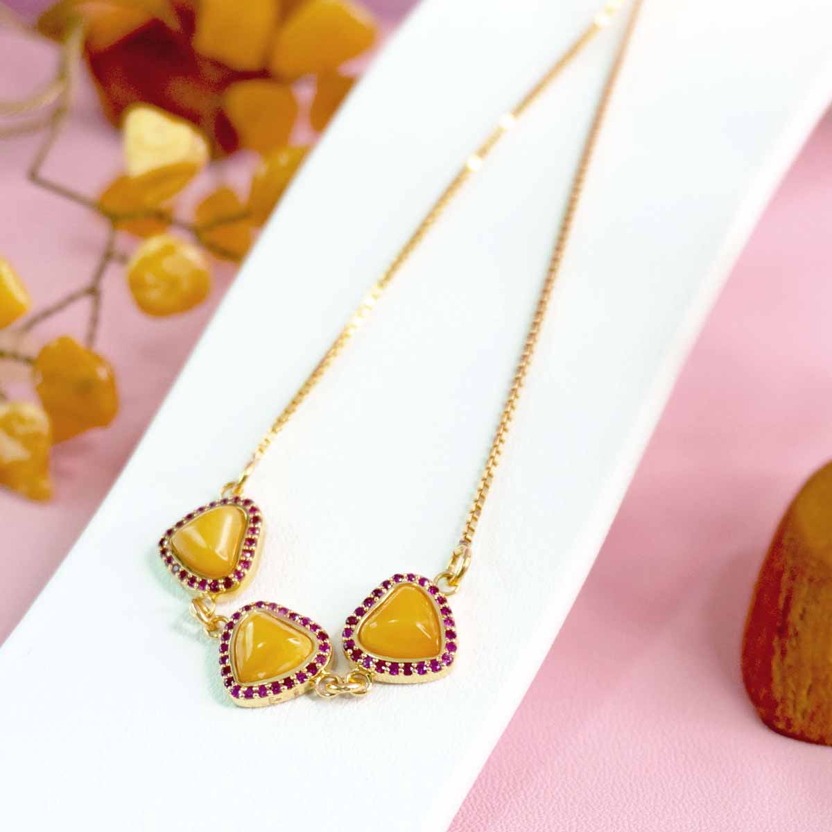 Amira Amber Gold Set - Bracelet image 1
