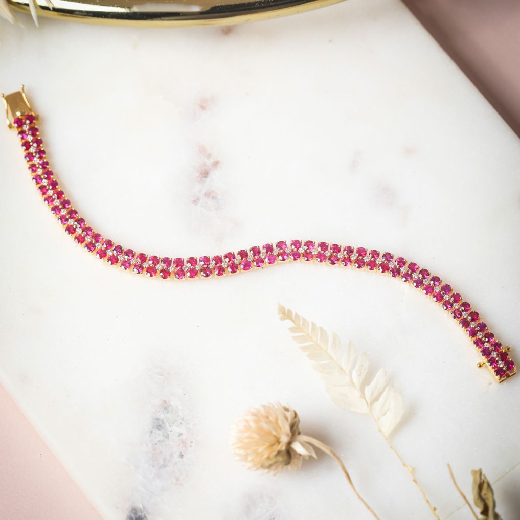 Anya Ruby Bracelet image 1