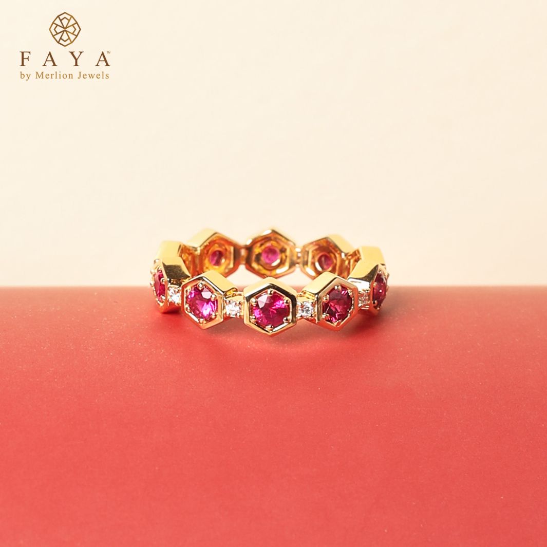 Aster Ruby Ring image 1