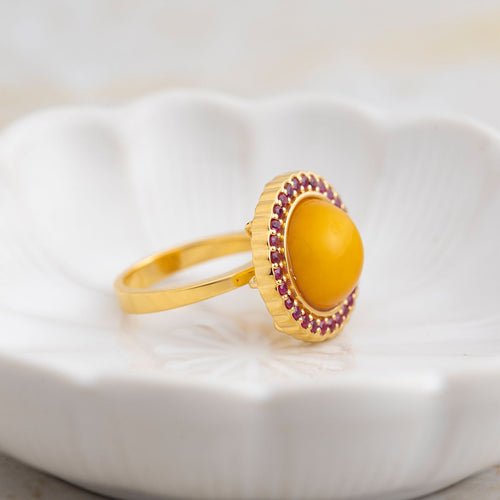 Aurora Amber Ring image 2