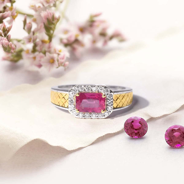 Ayub Ruby Gents Ring image 1