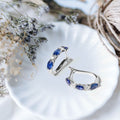 Azure Sapphire Hoops image 1
