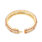 Benazir Diamond Ruby Bangle Image 3