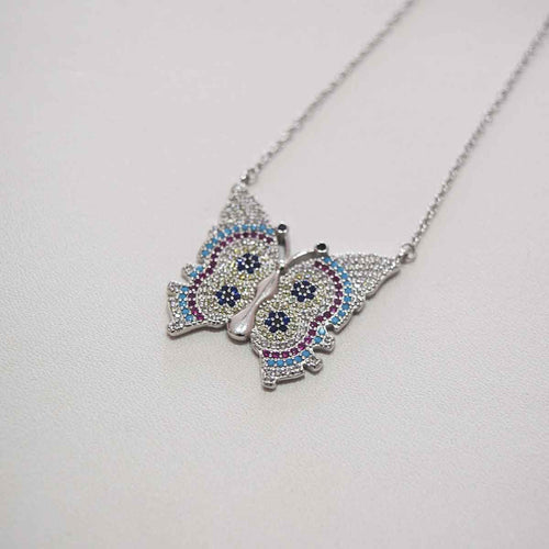 Big Butterfly Necklace Image 3