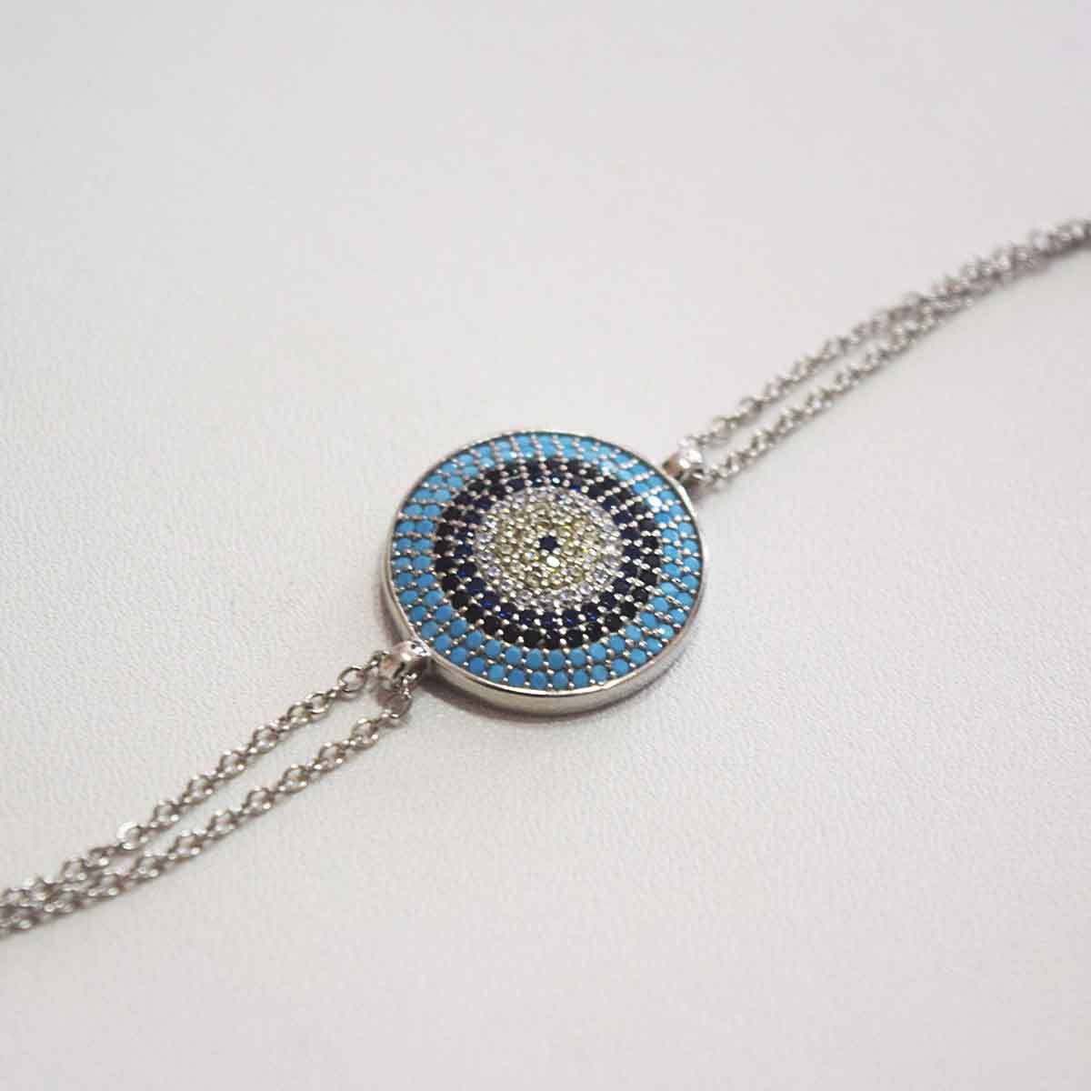 Big Evil Eye Bracelet Image 2