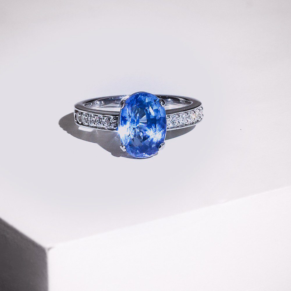 Blue Sapphire Gents Ring image 1