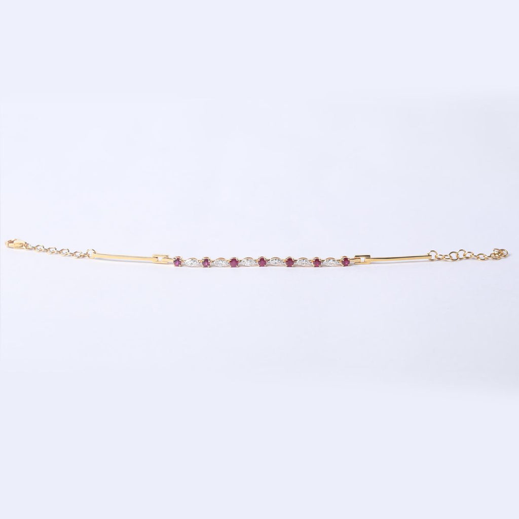 Camille Ruby Diamond Bracelet Image 1