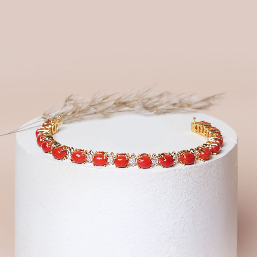 Cecily Coral Bracelet image 1
