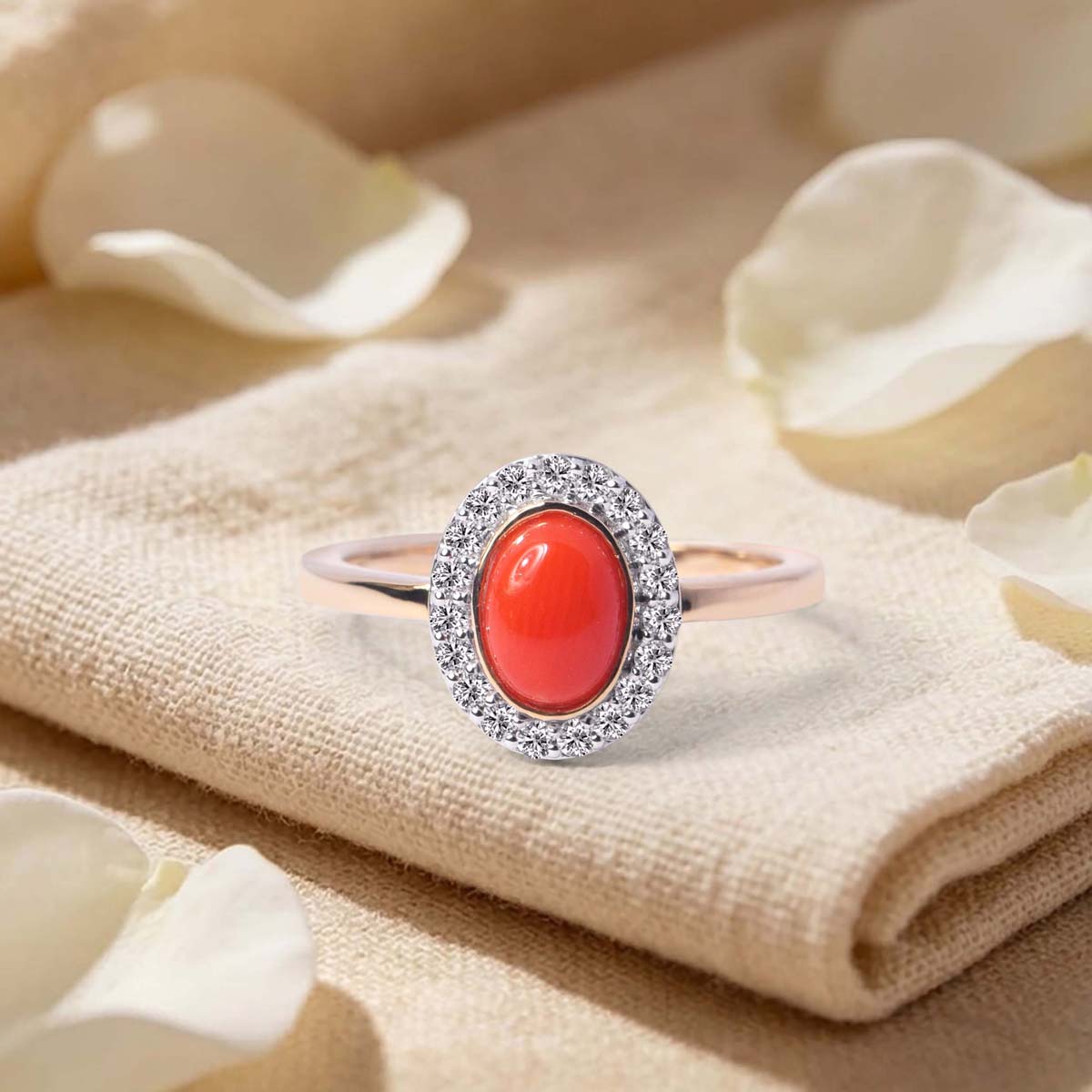 Coral Crush Ring
