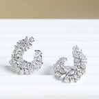 Demi Diamond Hoops Image 2