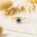 Dia Emerald Ring image 1
