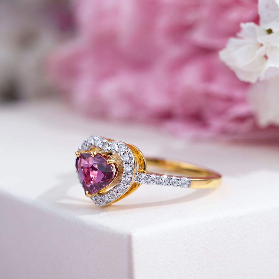 Elaine Heart Ring image 2