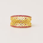 Elnaaz Gold Bangle & Ring Set Image 1