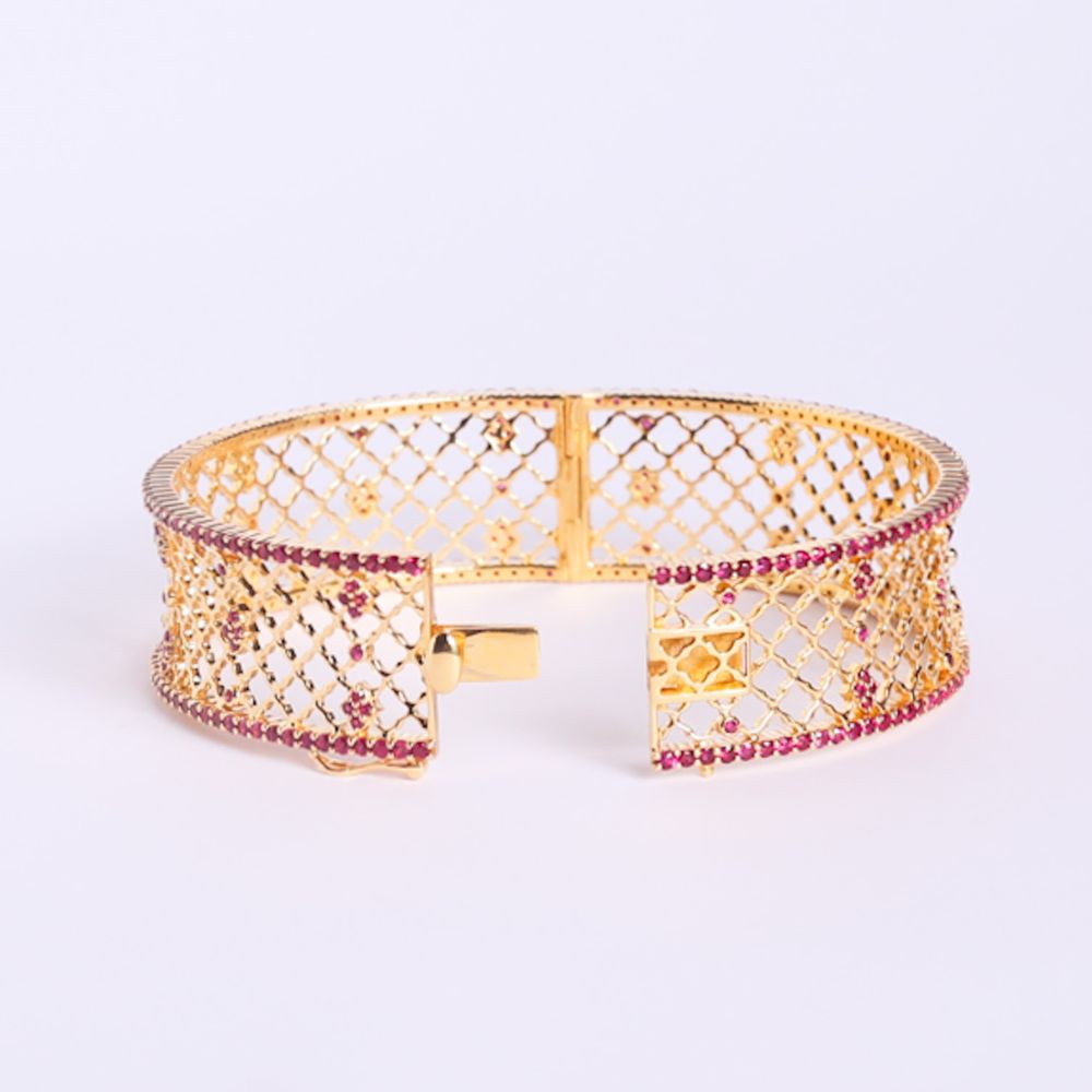 Elnaaz Gold Bangle & Ring Set Image 3