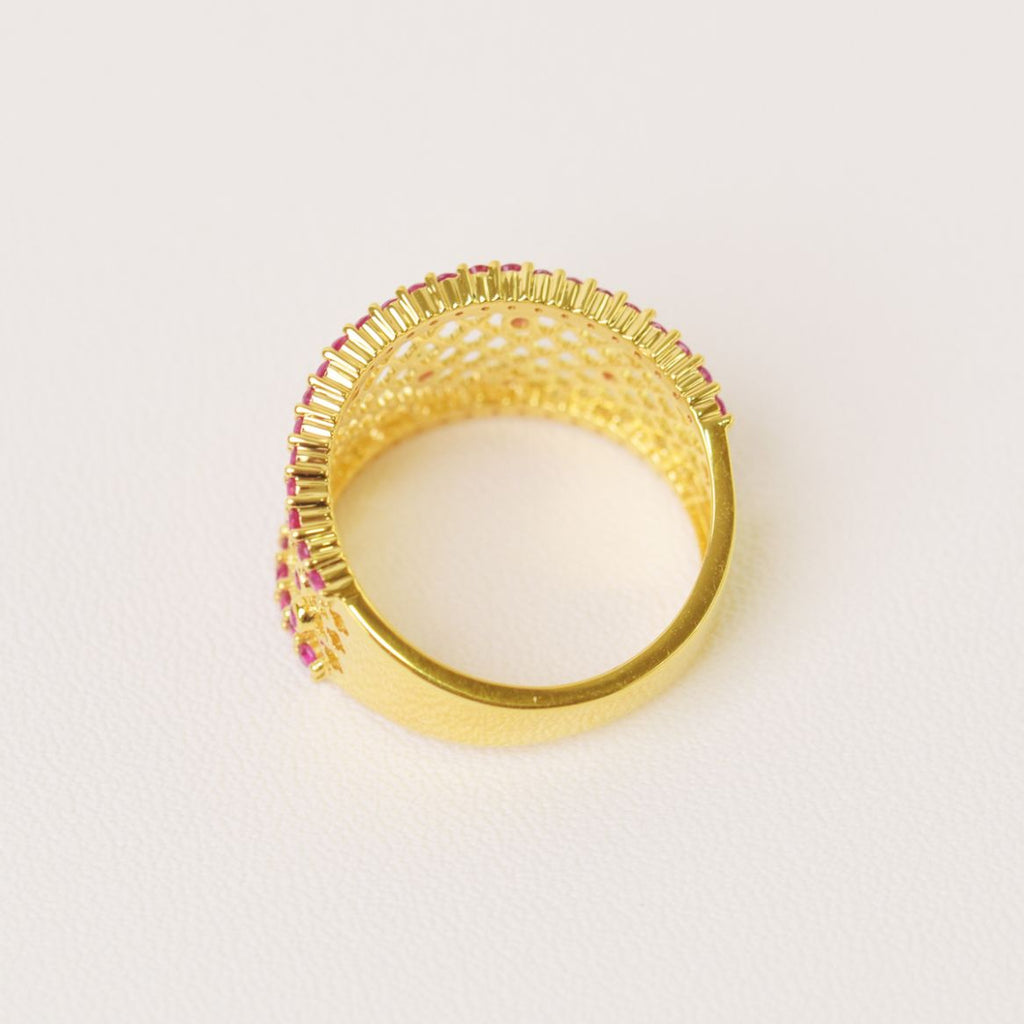 Elnaaz Gold Bangle & Ring Set Image 4