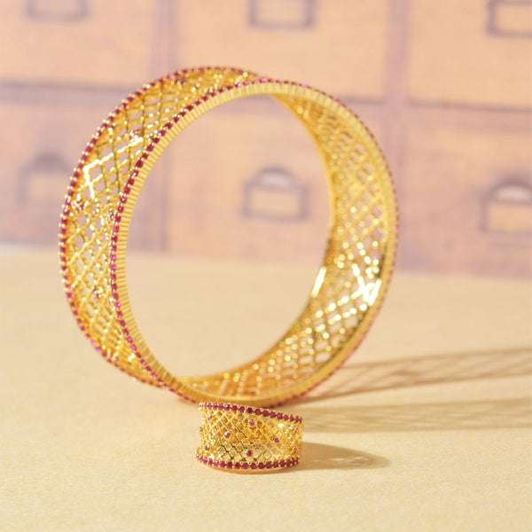 Elnaaz Gold Bangle & Ring Set image 5