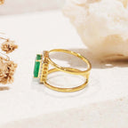 Esra Emerald Ring Image 3