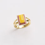 Falak Amber Ruby Ring Image 3