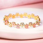 Floral Enamel Bangle image 1