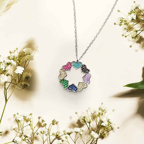 Heart Circle Necklace image 1
