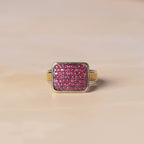Honeycomb Gents Ring image 0