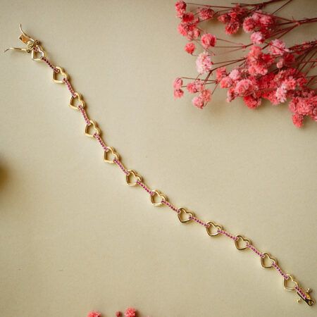 Iqra Ruby Heart Bracelet image 1