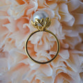 Iris Gold Pearl Ring image 0