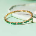 Ivana Emerald Bangle image 1