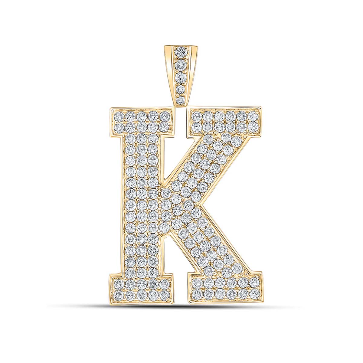 K - Name Tag Pendant