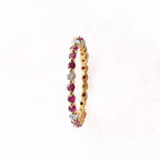 Kiah Ruby Diamond Band Image 2