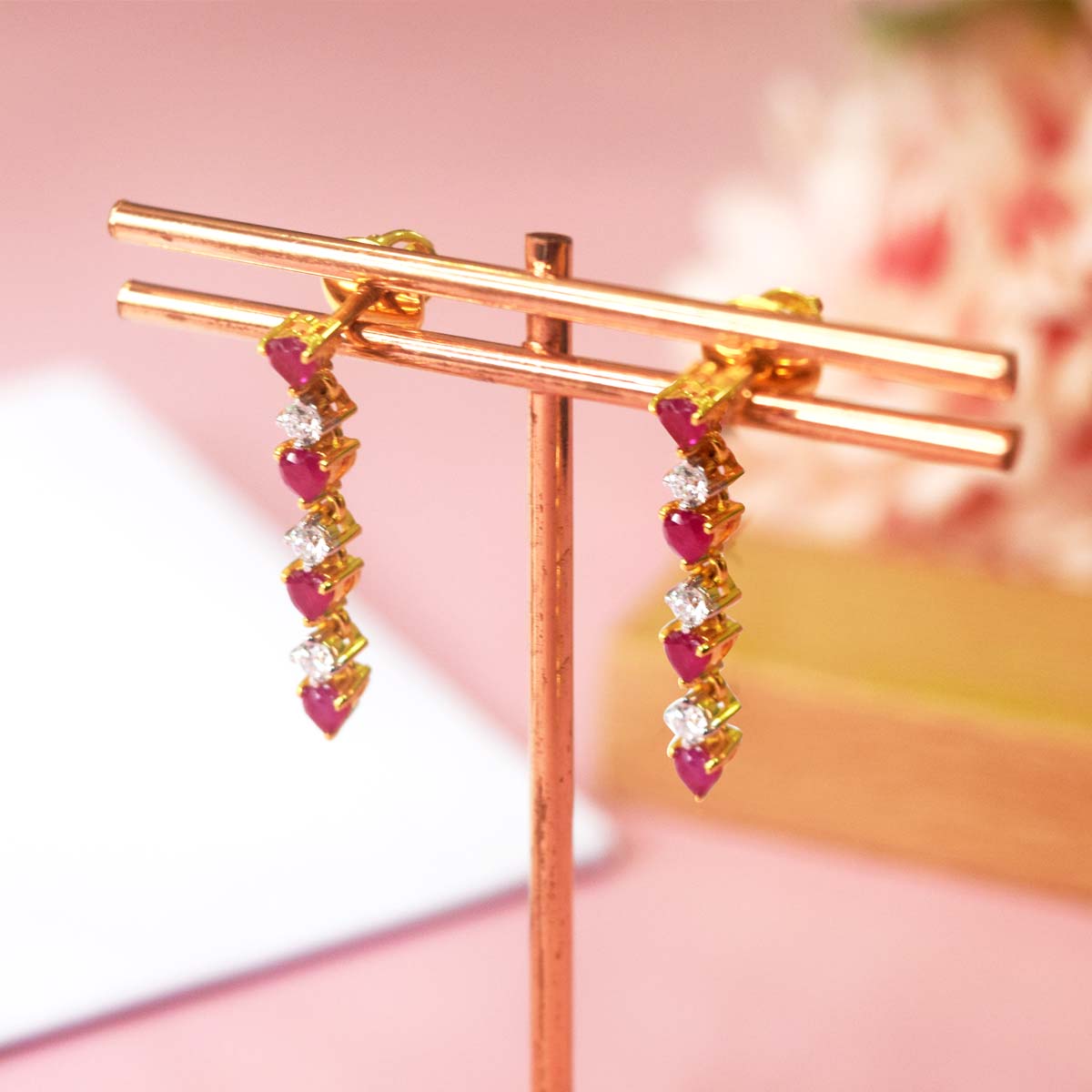 Kiri Heart Danglers image 1