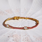 Lisa Heart Ruby Bracelet image 1