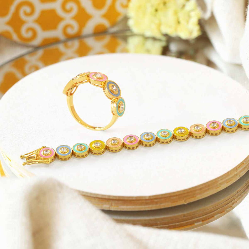 Lucia_Multicolour_Bracelet_Ring_Set_2