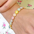 Lucia Multicolour Bracelet & Ring Set image 1