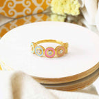 Lucia Multicolour Bracelet & Ring Set Image 5