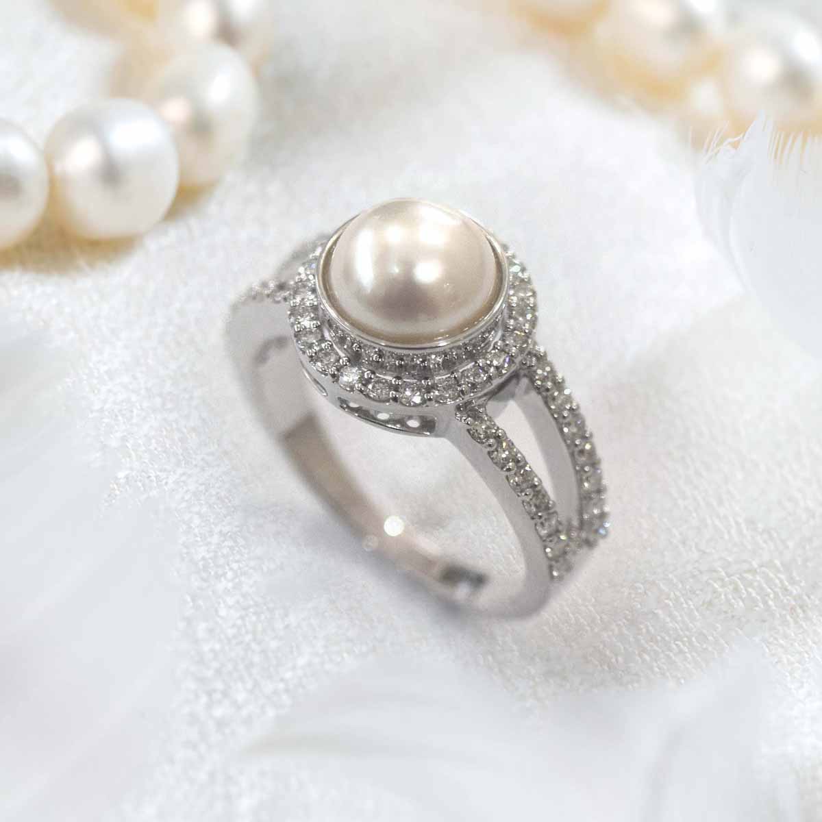 Lucia Pearl Ring image 1