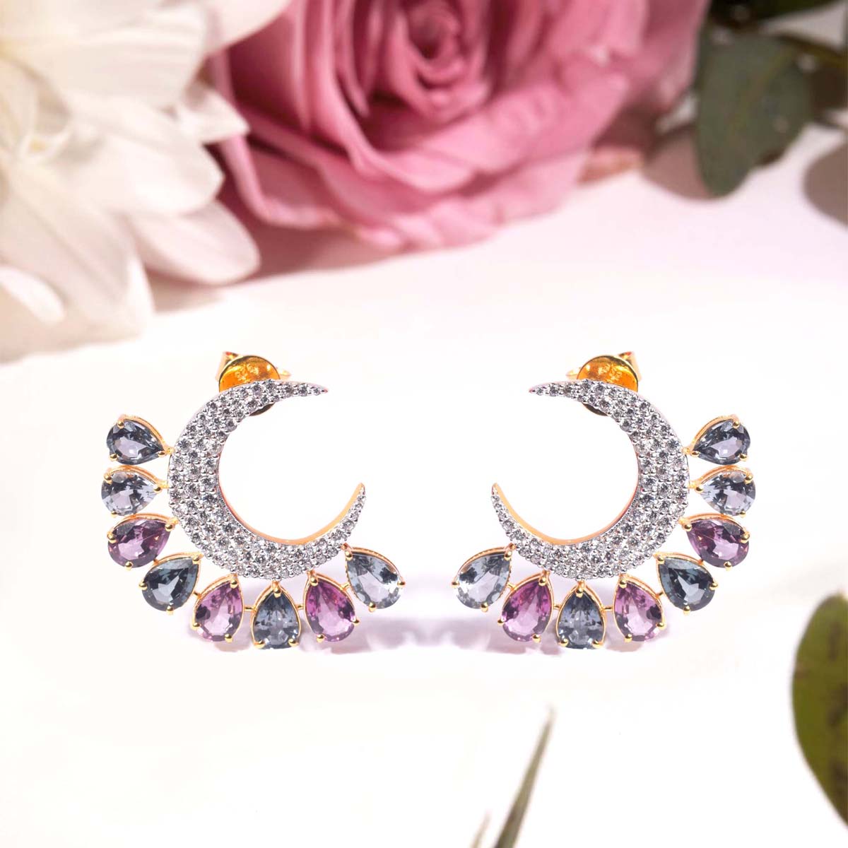 Lunar Bloom Earrings image 1