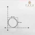 Lunar Diamond Hoops Image 3