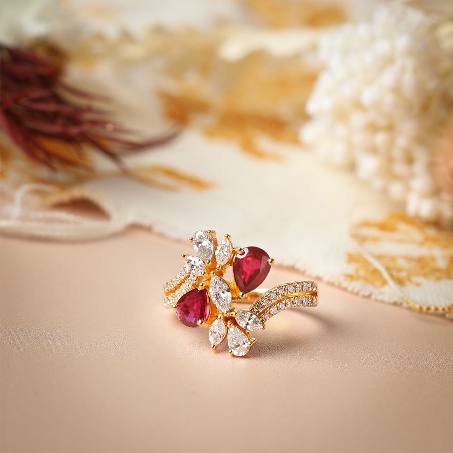 Maribel Pear Ring image 1