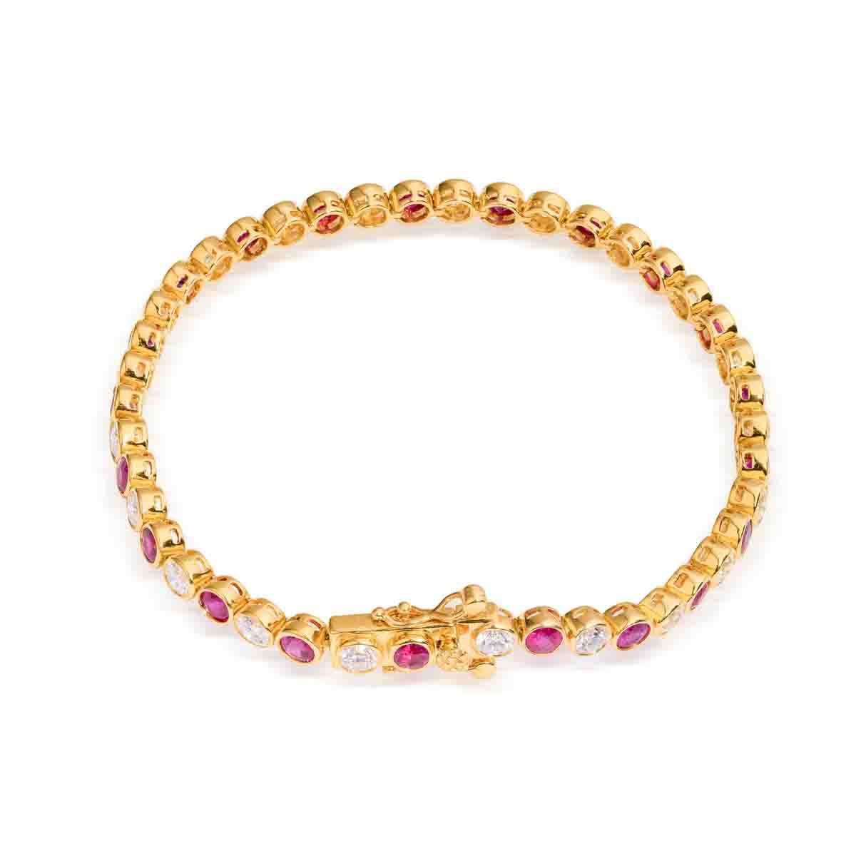 Mishka Ruby Diamond Bracelet Image 1 