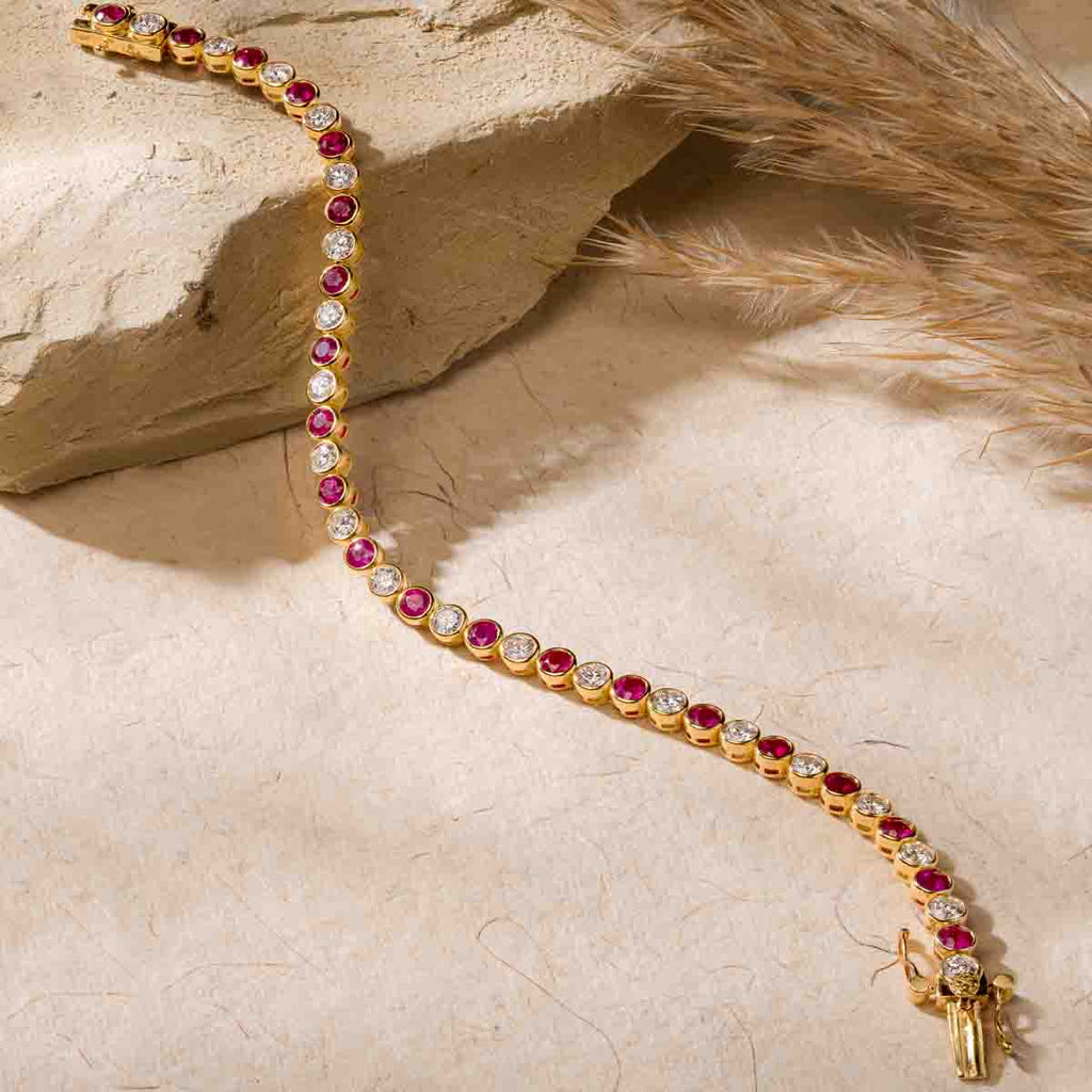 Mishka Ruby Diamond Bracelet image 2