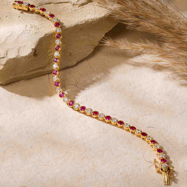 Mishka Ruby Diamond Bracelet image 2