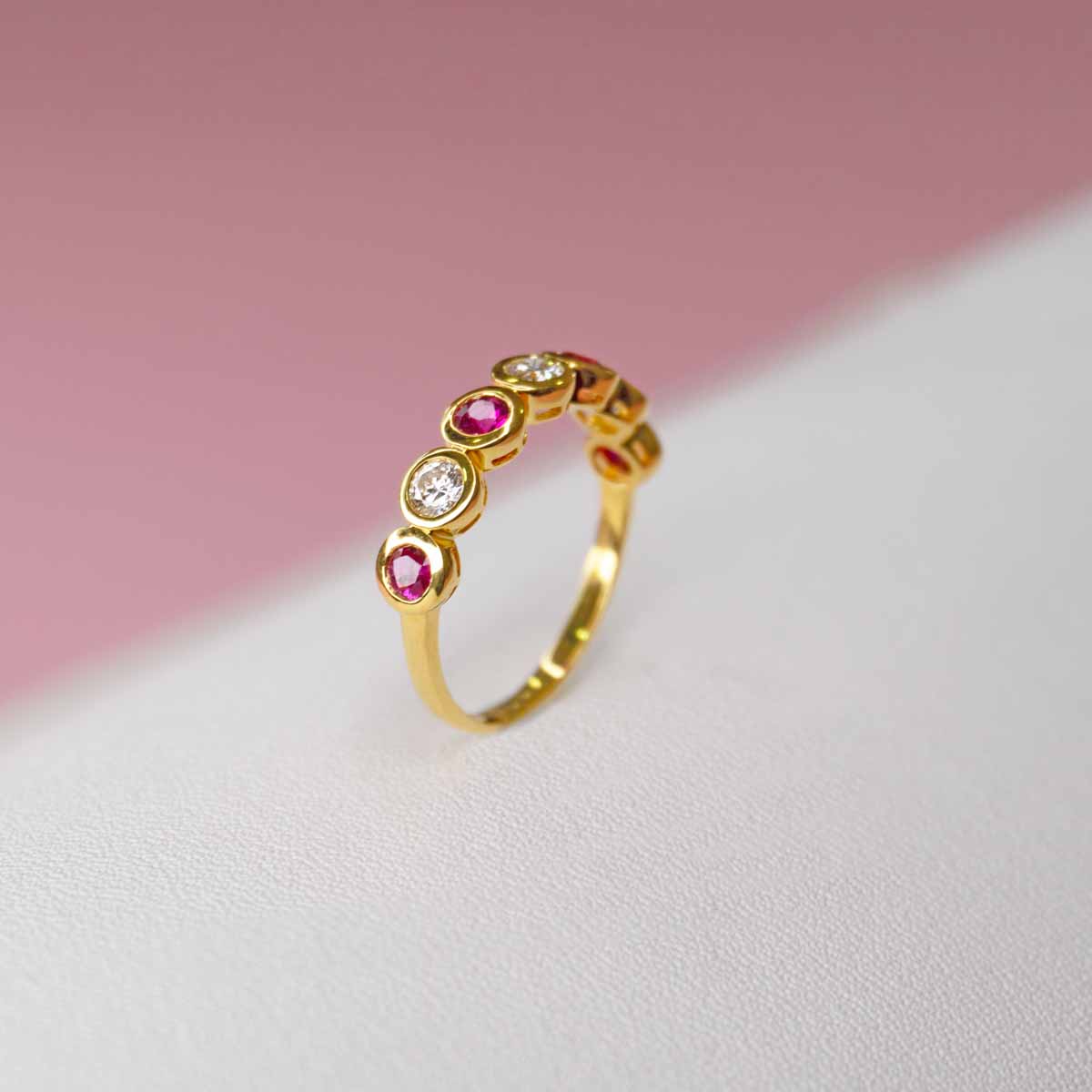 Mishka Ruby Diamond Ring image 1